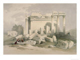 Portion of the Eastern Portico reproduction procédé giclée par David Roberts
