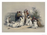 Group in the Slave, Market in Cairo, A reproduction procédé giclée par David Roberts