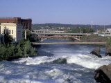 Spokane River with Spring Runoff, Spokane, Washington Photographic Print by Jamie & Judy Wild