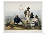 Indians of the Guauchinango Mountains Giclee Print by Carl Nebel