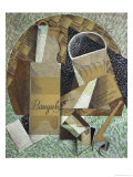 Bottle of Banyuls, c.1914 reproduction procédé giclée par Juan Gris