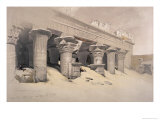 Portico of the Temple of Edfou, Egypt Giclee Print by David Roberts