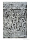 Stone of Tizoc reproduction procédé giclée par Johann Friedrich Maximilian Von Waldeck