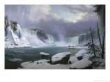 Great Cataract at Niagara Giclee Print by Hippolyte Victor Valentin Sebron