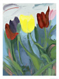 Tulipaner Giclee-trykk av Peggy Brown