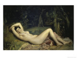 Nymphe Endormie Giclee Print by Theodore Chasseriau