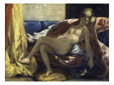 Femme Caressant Un Perroquet Giclee Print by Eugene Delacroix Femme Caressant Un Perroquet Giclee Print by Eugene Delacroix