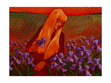 Picking a Bouquet Giclee Print by John Newcomb