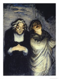 Scene de Comedie Giclée-Druck von Honore Daumier