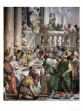 The Marriage at Cana reproduction procédé giclée par Paolo Veronese