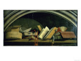 Still Life: Shelf with Books Giclee Print