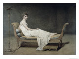 Portrait de Madame Recamier Giclee Print by Jacques-Louis David