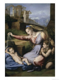 Virgin with c. Veil, c.1515 Giclee Print by Raphael 