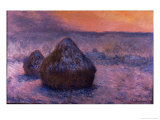 Haystacks in the Setting Sun Giclee Print by Claude Monet Haystacks in the Setting Sun Giclee Print by Claude Monet
