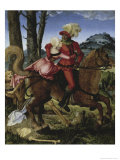 The Knight, the Young Girl and Death, 16th century Lámina giclée por Hans Baldung Grien The Knight, the Young Girl and Death, 16th century Lámina giclée por Hans Baldung Grien