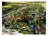 Pond Garden in Augusta Impressão giclée por Helen J. Vaughn Pond Garden in Augusta Impressão giclée por Helen J. Vaughn