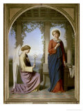 The Annunciation Giclee Print by Eugene Emmanuel Amaury-Duval