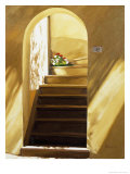 Türbogen (weiße Einfassung) Giclée-Druck von Helen J. Vaughn