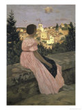 The Pink Dress, c.1864 Giclee Print by Frederic Bazille