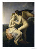 Cupid and Psyche Giclee Print by Francois Gerard