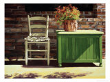 Chair on Sally's Patio Giclée-Druck von Helen J. Vaughn