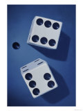 Close-up of a Pair of Dice Giclee Print