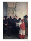 The Blessed Bread Giclee Print by Pascal Adolphe Jean Dagnan-Bouveret