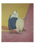 Bedouin with Goat, c.1978 Impressão giclée por Erik Slutsky Bedouin with Goat, c.1978 Impressão giclée por Erik Slutsky