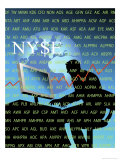 New Yorks fondsbørs Giclee-trykk av Linda Braucht
