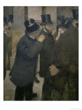 The Stock Exchange Giclee Print by Edgar Degas