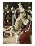 Two Venetian Courtesans Impressão giclée por Vittore Carpaccio Two Venetian Courtesans Impressão giclée por Vittore Carpaccio