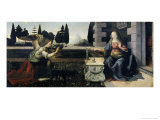 Annonciation reproduction procédé giclée par Leonardo da Vinci 
