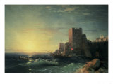 The Towers at Bosporus Lámina giclée por Ivan Konstantinovich Aivazovsky