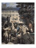 Camille Moulin at the Royal Palace reproduction procédé giclée par Honore Daumier
