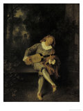 Mezzetin Giclee Print by Jean Antoine Watteau