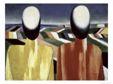 Two Farmers Giclée-Druck von Kasimir Malevich