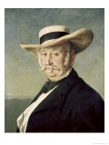 General John A. Sutter Giclee-trykk av Frank Buchser General John A. Sutter Giclee-trykk av Frank Buchser