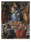 Madonna with Child Among Saints Giclee Print by Luca Signorelli