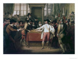 Cromwell Dissolving the Long Parliament reproduction procédé giclée par Benjamin West