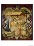 Adoration of the Shepherds reproduction procédé giclée par Taddeo Gaddi