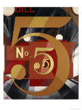 I Saw the Figure 5 in Gold Reproduction procédé giclée par Charles Demuth