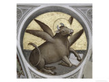 Saint Luke as an Ox Giclée-tryk af Giusto De' Menabuoi