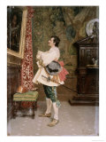 In Front of the Portrait Giclee Print by Tito Conti