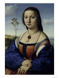 Portrait of Maddalena Strozzi Donica, c.1506 Giclee Print by Raphael 