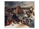 Winter Landscape, no.3 Lámina giclée por Pieter Brueghel the Younger Winter Landscape, no.3 Lámina giclée por Pieter Brueghel the Younger