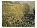 Boulevard Des Capucines Giclee Print by Claude Monet