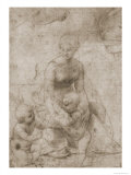 Madonna and Child with John Reproduction procédé giclée par Raphael 
