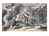 Eurydice in Hell Giclee Print by Hermann Weyer