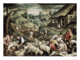 Summer, c.1570-1580 reproduction procédé giclée par Francesco Bassano