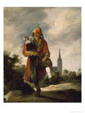 The Clown Giclée-Druck von David Teniers the Younger